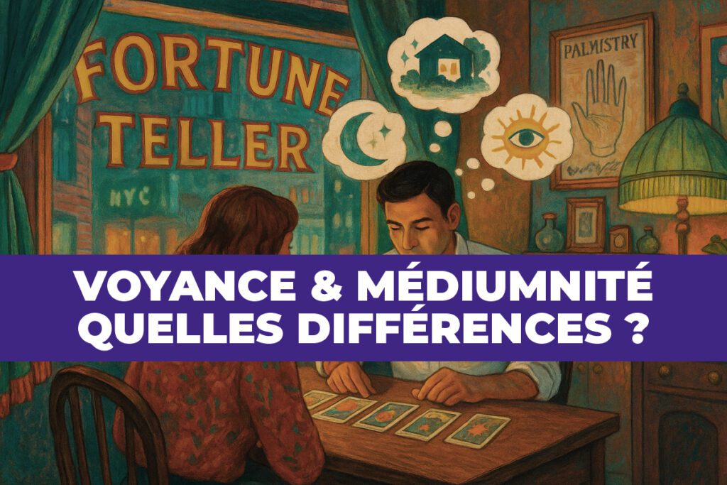 Différence entre voyance et médiumnité&nbsp;: définitions, capacités et fonctionnement